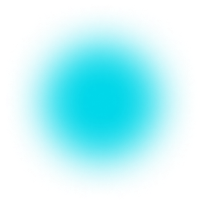 Radiant blue circle